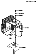 Page C Diagram and Parts List for TE059D BG22 Kawasaki Engine