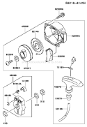 Page I Diagram and Parts List for TE059D AG22 Kawasaki Engine