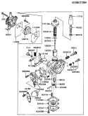 Page C Diagram and Parts List for TF022D AS00 Kawasaki Engine