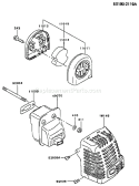 Page B Diagram and Parts List for TF022D AS01 Kawasaki Engine