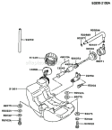 Page H Diagram and Parts List for TF022D AS01 Kawasaki Engine
