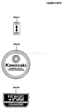 Page I Diagram and Parts List for TF022D AS01 Kawasaki Engine