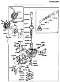 Part Location Diagram of 11012-2230 Kawasaki Cap-Carburetor