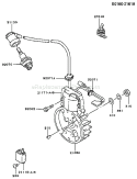 Page G Diagram and Parts List for TF022D BS02 Kawasaki Engine