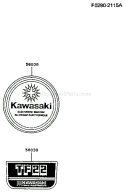 Page I Diagram and Parts List for TF022D AS00 Kawasaki Engine
