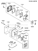 Page A Diagram and Parts List for TF022D BF73 Kawasaki Engine