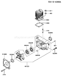 Part Location Diagram of 214AA0514 Kawasaki Screw-Pan 5x14