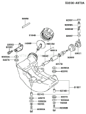 Page H Diagram and Parts List for TF022D BL40 Kawasaki Engine