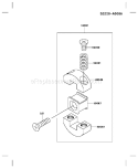 Page J Diagram and Parts List for TF022D BL40 Kawasaki Engine