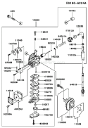 Page C Diagram and Parts List for TF022D DL40 Kawasaki Engine