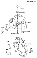 Page D Diagram and Parts List for TF022D ED05 Kawasaki Engine