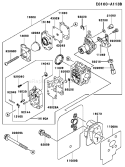 Part Location Diagram of 16073-2121 Kawasaki Insulator