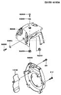 Part Location Diagram of 13183-2080 Kawasaki Plate