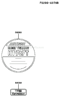 Page I Diagram and Parts List for TF022D EL40 Kawasaki Engine