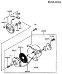 Page K Diagram and Parts List for TG020D AS00 Kawasaki Engine