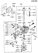 Page B Diagram and Parts List for TG020D AS00 Kawasaki Engine