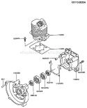 Part Location Diagram of 92045-2056 Kawasaki Bearing-Ball