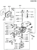 Page B Diagram and Parts List for TG024D AS00 Kawasaki Engine