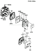 Page A Diagram and Parts List for TG028D AD04 Kawasaki Engine