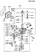 Page B Diagram and Parts List for TG028D AD04 Kawasaki Engine