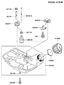 Part Location Diagram of 92143-2162 Kawasaki Collar