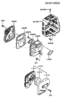 Page A Diagram and Parts List for TG033D AS00 Kawasaki Engine
