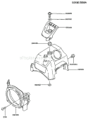 Page D Diagram and Parts List for TG033D AS00 Kawasaki Engine