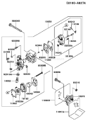 Page B Diagram and Parts List for TH023V AS50 Kawasaki Engine