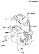 Page C Diagram and Parts List for TH023V AS50 Kawasaki Engine