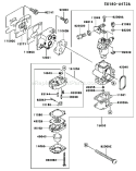 Page B Diagram and Parts List for TH026D AD06 Kawasaki Engine