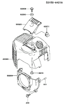 Page C Diagram and Parts List for TH026D AD06 Kawasaki Engine