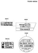 Page G Diagram and Parts List for TH026D AD06 Kawasaki Engine