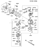 Page B Diagram and Parts List for TH034D AD05 Kawasaki Engine