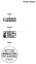 Page H Diagram and Parts List for TH034D AD05 Kawasaki Engine