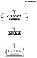 Part Location Diagram of 11010-4434 Kawasaki Label-Product