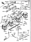 Part Location Diagram of 92081-1621 Kawasaki Spring,Throttle Adjust Lower