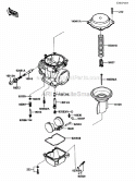 Part Location Diagram of 92055-1002 Kawasaki Ring-O,Pilot Adjust