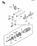 Change DrumShift Fork Diagram and Parts List for ZG1200-B5  Kawasaki 