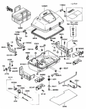 Accessory (Trunk) Diagram and Parts List for ZG1200-B5  Kawasaki 