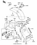 Part Location Diagram of 220AA0525 Kawasaki Screw-pan-cros,5x25