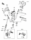 Part Location Diagram of 132BA-0840 Kawasaki BOLT-FLANGED-SMALL 8X40