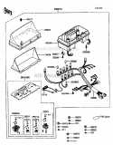 Meter Diagram and Parts List for ZG1200-B5  Kawasaki 