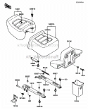 Seat Diagram and Parts List for ZG1200-B5  Kawasaki 