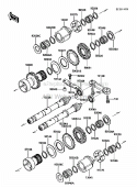 Balancer Diagram and Parts List for ZG1200-B5  Kawasaki 