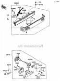 Tail Lamp (Zg1200-B2B3B4B5) Diagram and Parts List for ZG1200-B5  Kawasaki 