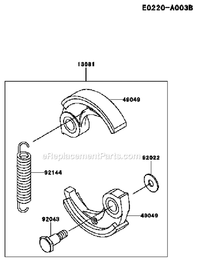 Page I Diagram and Parts List for TD040J AC63 Kawasaki Engine