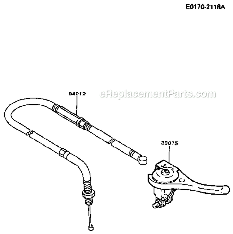 Page D Diagram and Parts List for TD048D AS00 Kawasaki Engine