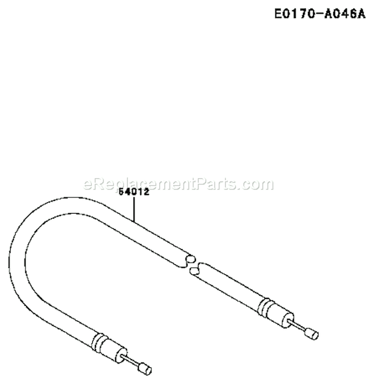 Page D Diagram and Parts List for TF022D BL40 Kawasaki Engine