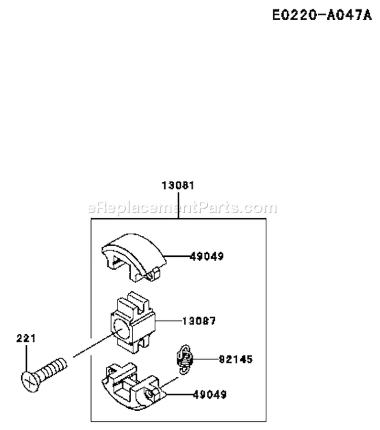 Page I Diagram and Parts List for TF022D BF73 Kawasaki Engine