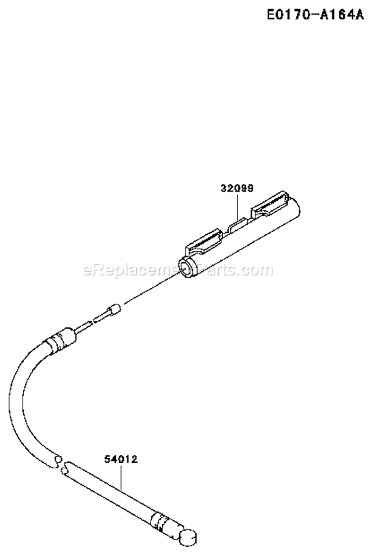 Page D Diagram and Parts List for TF022D DL40 Kawasaki Engine